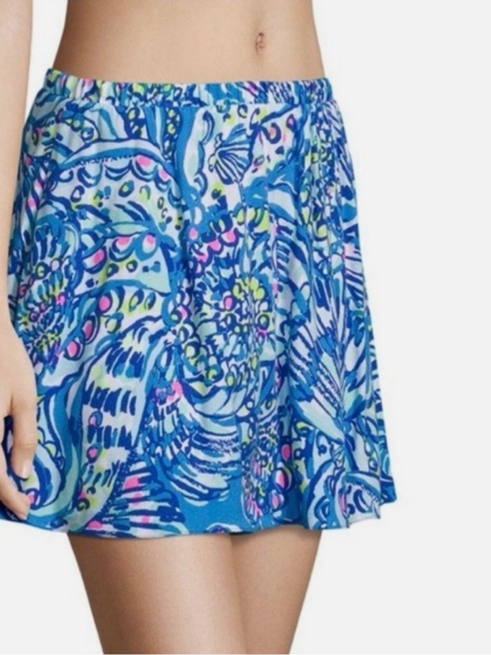 Lilly Pulitzer Ramona Skirt Skort Blue Ceviche Size 0